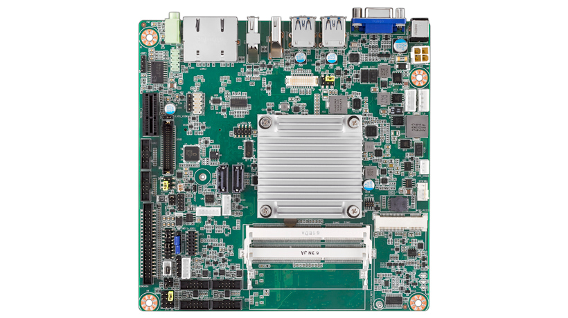 Mini-ITX Motherboard Intel&reg; Atom N3350 with DP++, HDMI, VGA, 2GbE